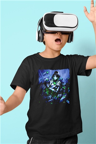 Warhammer Siyah Unisex Çocuk Tişört