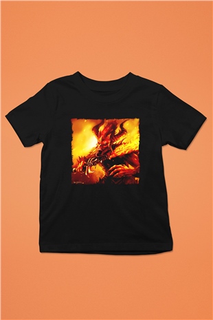 Warhammer Siyah Unisex Çocuk Tişört