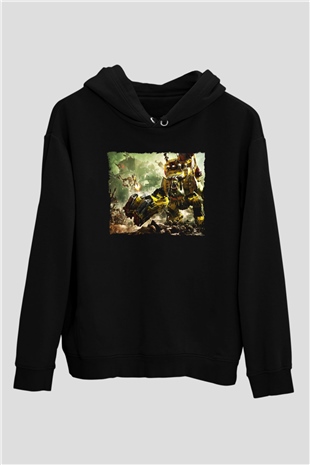 Warhammer Siyah Unisex Hoodie