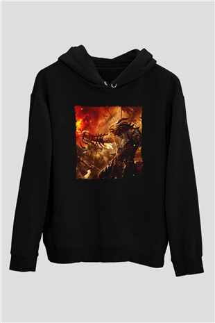 Warhammer Siyah Unisex Hoodie