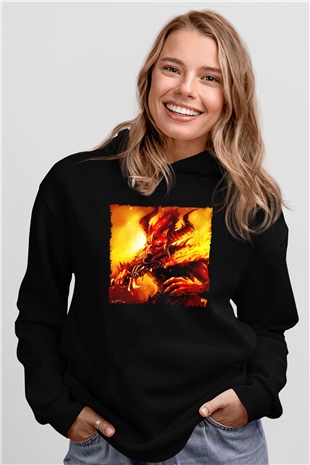 Warhammer Siyah Unisex Hoodie