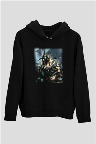 Warhammer Siyah Unisex Hoodie