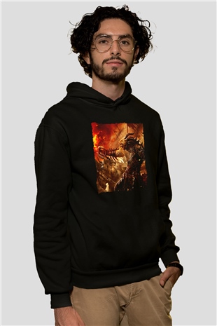 Warhammer Siyah Unisex Hoodie