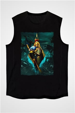 Warhammer Siyah Unisex Kolsuz Tişört