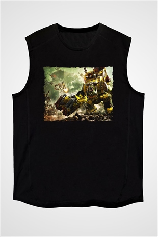 Warhammer Siyah Unisex Kolsuz Tişört