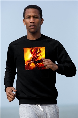 Warhammer Siyah Unisex Sweatshirt
