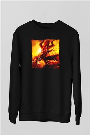 Warhammer Siyah Unisex Sweatshirt