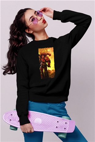 Warhammer Siyah Unisex Sweatshirt