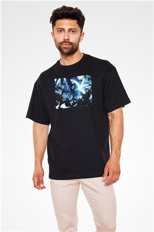 Warhammer Siyah Oversize Tişört Oversize T-shirt