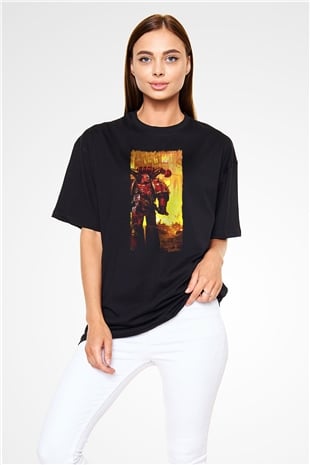 Warhammer Siyah Oversize Tişört Oversize T-shirt