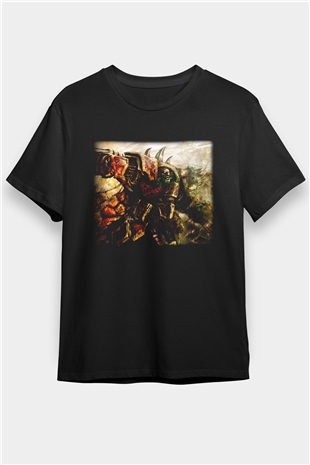 Warhammer Siyah Unisex Tişört T-Shirt