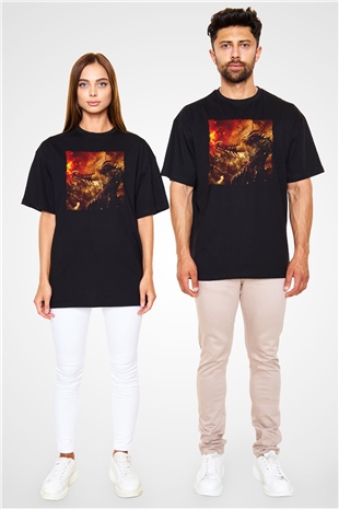 Warhammer Siyah Oversize Tişört Oversize T-shirt