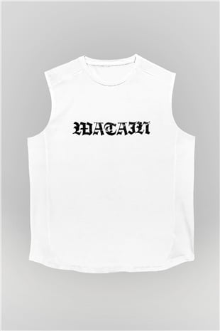 Watain Beyaz Unisex Kolsuz Tişört