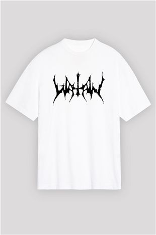 Watain Beyaz Unisex Oversize Tişört T-Shirt
