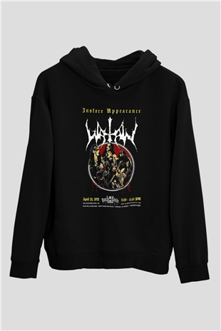 Watain Siyah Unisex Kapşonlu Sweatshirt