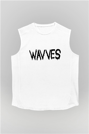 Wavves Beyaz Unisex Kolsuz Tişört