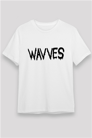 Wavves Beyaz Unisex Tişört T-Shirt - TişörtFabrikası