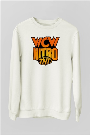 WCW Beyaz Unisex  Sweatshirt