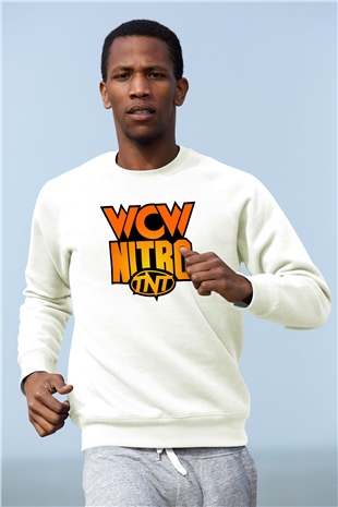 WCW Beyaz Unisex  Sweatshirt