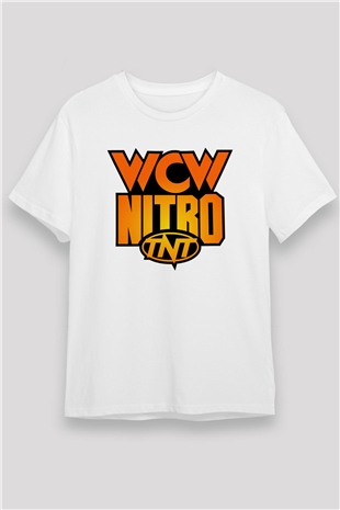 WCW Beyaz Unisex Tişört