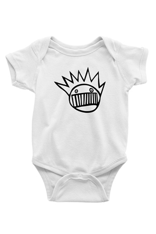 Ween Baskılı Beyaz Unisex Bebek Body - Zıbın