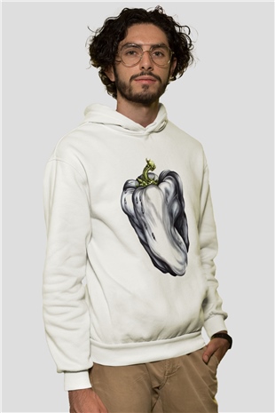 Ween Beyaz Unisex Hoodie