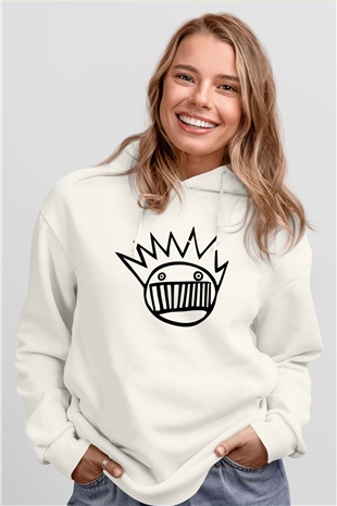 Ween Beyaz Unisex Hoodie