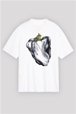 Ween Beyaz Unisex Oversize Tişört T-Shirt
