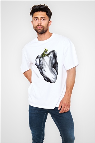 Ween Beyaz Unisex Oversize Tişört T-Shirt