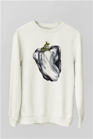 Ween Beyaz Unisex Sweatshirt