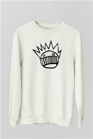 Ween Beyaz Unisex Sweatshirt