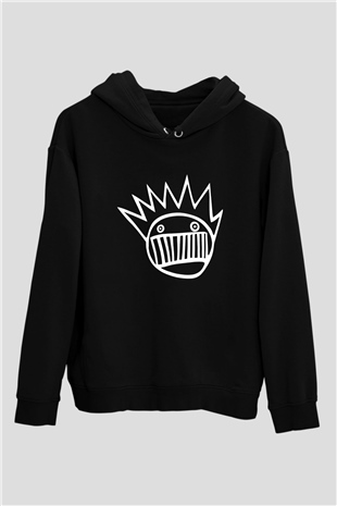Ween Siyah Unisex Kapşonlu Sweatshirt