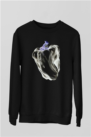Ween Siyah Unisex Sweatshirt