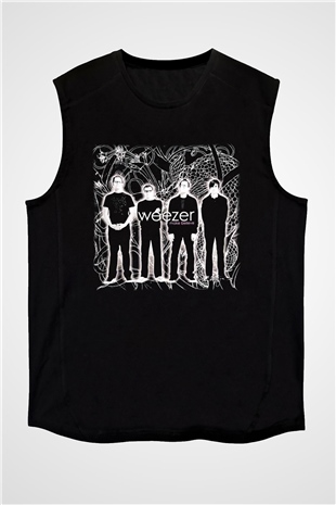 Weezer Siyah Unisex Kolsuz Tişört