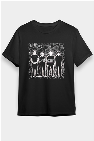 Weezer Siyah Unisex Tişört T-Shirt - TişörtFabrikası