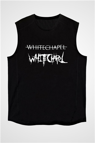 Whitechapel Siyah Unisex Kolsuz Tişört