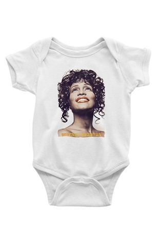 Whitney Houston Beyaz Bebek Body - Zıbın
