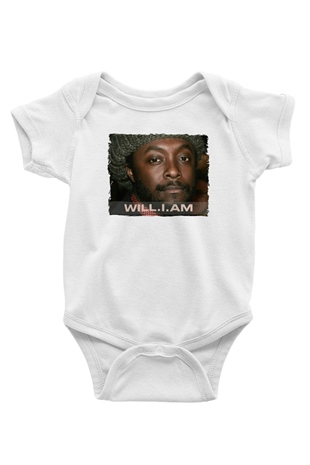 Will.I.Am Beyaz Bebek Body - Zıbın