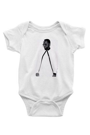 Will.I.Am Beyaz Bebek Body - Zıbın