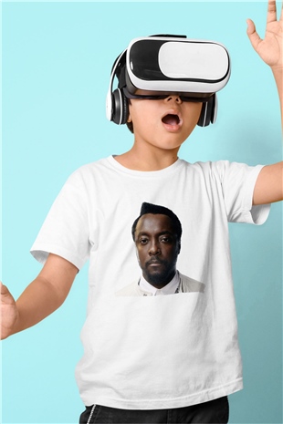 Will.I.Am Beyaz Unisex Çocuk Tişört