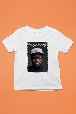 Will.I.Am Beyaz Unisex Çocuk Tişört