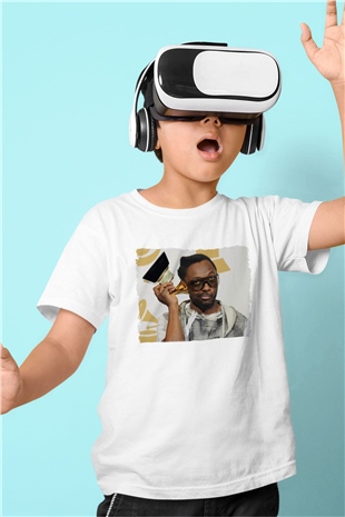 Will.I.Am Beyaz Unisex Çocuk Tişört