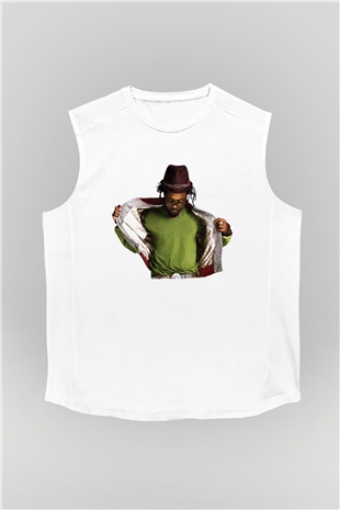 Will.I.Am Beyaz Unisex Kolsuz Tişört