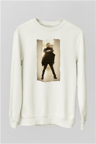 Will.I.Am Beyaz Unisex Sweatshirt