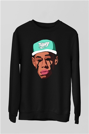 Will.I.Am Siyah Unisex Sweatshirt