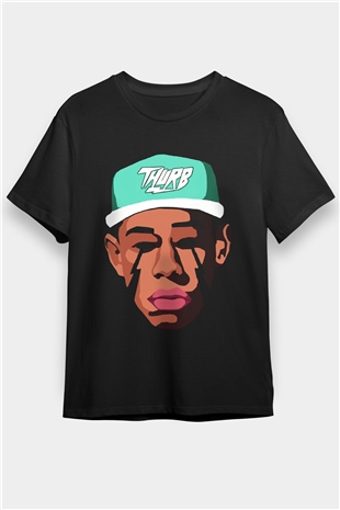 Will.I.Am Siyah Unisex Tişört T-Shirt - TişörtFabrikası
