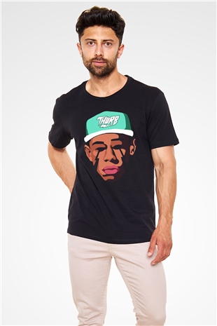 Will.I.Am Siyah Unisex Tişört T-Shirt - TişörtFabrikası