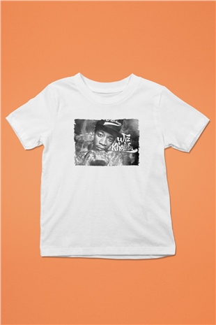 Wiz Khalifa Beyaz Unisex Çocuk Tişört