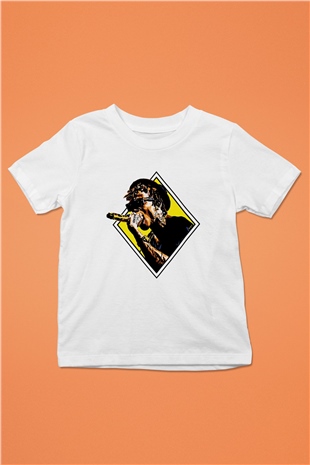Wiz Khalifa Beyaz Unisex Çocuk Tişört