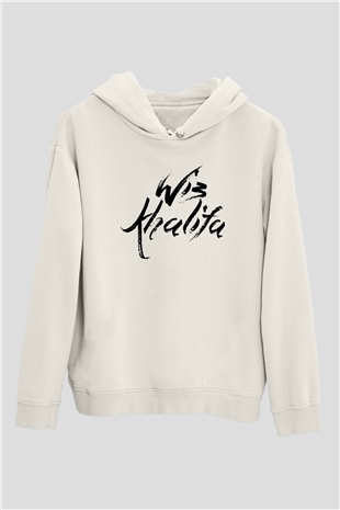 Wiz Khalifa Beyaz Unisex Kapşonlu Sweatshirt